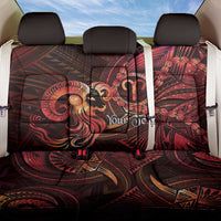 Personalised Polynesia Zodiac Aries Back Car Seat Cover Galaxy Polynesian Pattern Chest Tattoo Style