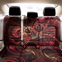 Personalised Polynesia Zodiac Aries Back Car Seat Cover Galaxy Polynesian Pattern Chest Tattoo Style