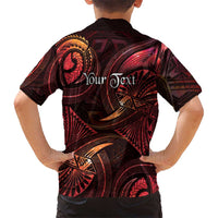 Personalised Polynesia Zodiac Aries Hawaiian Shirt Galaxy Polynesian Pattern Chest Tattoo Style LT14 - Polynesian Pride