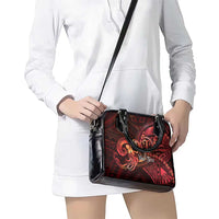 Personalised Polynesia Zodiac Aries Shoulder Handbag Galaxy Polynesian Pattern Chest Tattoo Style LT14 - Polynesian Pride
