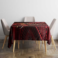 Personalised Polynesia Zodiac Aries Tablecloth Galaxy Polynesian Pattern Chest Tattoo Style LT14 - Polynesian Pride