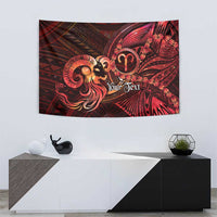 Personalised Polynesia Zodiac Aries Tapestry Galaxy Polynesian Pattern Chest Tattoo Style LT14 - Polynesian Pride