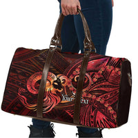 Personalised Polynesia Zodiac Aries Travel Bag Galaxy Polynesian Pattern Chest Tattoo Style LT14 - Polynesian Pride
