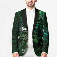 Personalised Polynesia Zodiac Taurus Blazer Galaxy Polynesian Pattern Chest Tattoo Style LT14 - Polynesian Pride