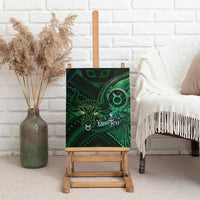 Personalised Polynesia Zodiac Taurus Canvas Wall Art Galaxy Polynesian Pattern Chest Tattoo Style LT14 - Polynesian Pride