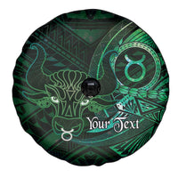 Personalised Polynesia Zodiac Taurus Spare Tire Cover Galaxy Polynesian Pattern Chest Tattoo Style LT14 - Polynesian Pride