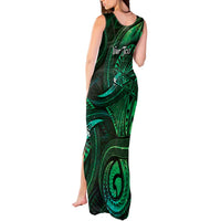 Personalised Polynesia Zodiac Taurus Tank Maxi Dress Galaxy Polynesian Pattern Chest Tattoo Style LT14 - Polynesian Pride