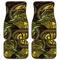 Personalised Polynesia Zodiac Gemini Car Mats Galaxy Polynesian Pattern Chest Tattoo Style LT14 - Polynesian Pride