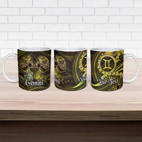 Personalised Polynesia Zodiac Gemini Ceramic Mug Galaxy Polynesian Pattern Chest Tattoo Style LT14 - Polynesian Pride