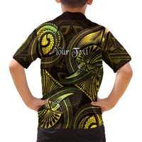 Personalised Polynesia Zodiac Gemini Family Matching Puletasi and Hawaiian Shirt Galaxy Polynesian Pattern Chest Tattoo Style LT14 - Polynesian Pride