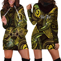 Personalised Polynesia Zodiac Gemini Hoodie Dress Galaxy Polynesian Pattern Chest Tattoo Style LT14 - Polynesian Pride