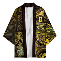 Personalised Polynesia Zodiac Gemini Kimono Galaxy Polynesian Pattern Chest Tattoo Style