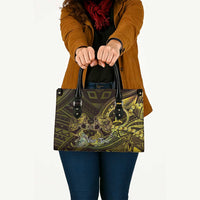 Personalised Polynesia Zodiac Gemini Leather Bag Galaxy Polynesian Pattern Chest Tattoo Style LT14 - Polynesian Pride