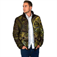 Personalised Polynesia Zodiac Gemini Padded Jacket Galaxy Polynesian Pattern Chest Tattoo Style LT14 - Polynesian Pride