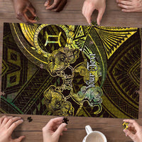 Personalised Polynesia Zodiac Gemini Puzzle Galaxy Polynesian Pattern Chest Tattoo Style LT14 - Polynesian Pride