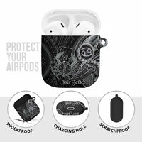 Personalised Polynesia Zodiac Cancer AirPods Case Galaxy Polynesian Pattern Chest Tattoo Style LT14 - Polynesian Pride