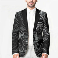 Personalised Polynesia Zodiac Cancer Blazer Galaxy Polynesian Pattern Chest Tattoo Style LT14 - Polynesian Pride