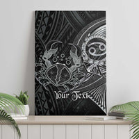 Personalised Polynesia Zodiac Cancer Canvas Wall Art Galaxy Polynesian Pattern Chest Tattoo Style LT14 - Polynesian Pride