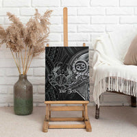 Personalised Polynesia Zodiac Cancer Canvas Wall Art Galaxy Polynesian Pattern Chest Tattoo Style LT14 - Polynesian Pride