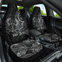 Personalised Polynesia Zodiac Cancer Car Seat Cover Galaxy Polynesian Pattern Chest Tattoo Style LT14 One Size Black - Polynesian Pride