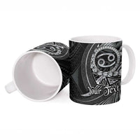 Personalised Polynesia Zodiac Cancer Ceramic Mug Galaxy Polynesian Pattern Chest Tattoo Style LT14 - Polynesian Pride