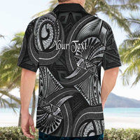 Personalised Polynesia Zodiac Cancer Hawaiian Shirt Galaxy Polynesian Pattern Chest Tattoo Style