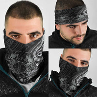 Personalised Polynesia Zodiac Cancer Neck Gaiter Galaxy Polynesian Pattern Chest Tattoo Style LT14 - Polynesian Pride