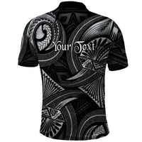 Personalised Polynesia Zodiac Cancer Polo Shirt Galaxy Polynesian Pattern Chest Tattoo Style LT14 - Polynesian Pride