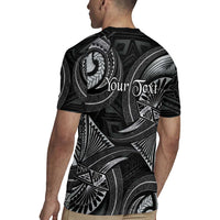 Personalised Polynesia Zodiac Cancer Rugby Jersey Galaxy Polynesian Pattern Chest Tattoo Style LT14 - Polynesian Pride