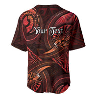 Personalised Polynesia Zodiac Scorpio Baseball Jersey Galaxy Polynesian Pattern Chest Tattoo Style LT14 - Polynesian Pride