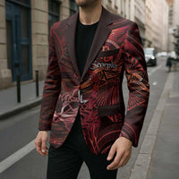 Personalised Polynesia Zodiac Scorpio Blazer Galaxy Polynesian Pattern Chest Tattoo Style LT14 - Polynesian Pride