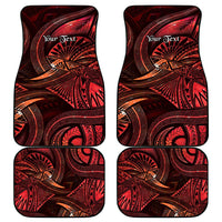 Personalised Polynesia Zodiac Scorpio Car Mats Galaxy Polynesian Pattern Chest Tattoo Style LT14 - Polynesian Pride