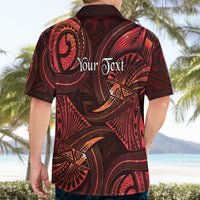 Personalised Polynesia Zodiac Scorpio Hawaiian Shirt Galaxy Polynesian Pattern Chest Tattoo Style