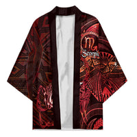 Personalised Polynesia Zodiac Scorpio Kimono Galaxy Polynesian Pattern Chest Tattoo Style