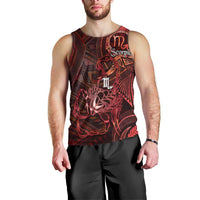 Personalised Polynesia Zodiac Scorpio Men Tank Top Galaxy Polynesian Pattern Chest Tattoo Style LT14 - Polynesian Pride