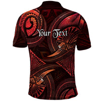 Personalised Polynesia Zodiac Scorpio Polo Shirt Galaxy Polynesian Pattern Chest Tattoo Style LT14 - Polynesian Pride