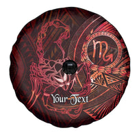 Personalised Polynesia Zodiac Scorpio Spare Tire Cover Galaxy Polynesian Pattern Chest Tattoo Style LT14 - Polynesian Pride