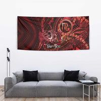 Personalised Polynesia Zodiac Scorpio Tapestry Galaxy Polynesian Pattern Chest Tattoo Style LT14 - Polynesian Pride