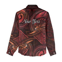Personalised Polynesia Zodiac Scorpio Women Casual Shirt Galaxy Polynesian Pattern Chest Tattoo Style LT14 - Polynesian Pride