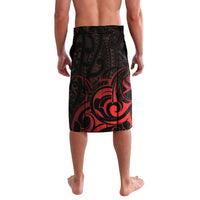 New Zealand Tui Bird Lavalava Aotearoa Maori Pattern - Red LT14 - Polynesian Pride