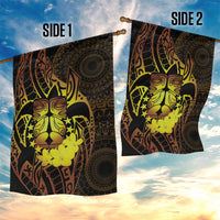 Kia Orana Kuki Airani Garden Flag Cook Islands Tangaroa God Tatau Gold