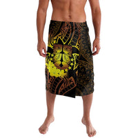 Kia Orana Kuki Airani Lavalava Cook Islands Tangaroa God Tatau Gold LT14 Gold - Polynesian Pride