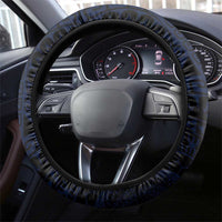 Kia Orana Kuki Airani Steering Wheel Cover Cook Islands Tangaroa God Tatau Purple LT14 - Polynesian Pride
