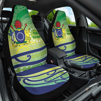 Te Maeva Nui Cook Islands Car Seat Cover 60th Independence Anniversary Proud