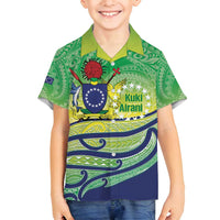 Te Maeva Nui Cook Islands Family Matching Off Shoulder Short Dress and Hawaiian Shirt 60th Independence Anniversary Proud