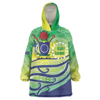 Te Maeva Nui Cook Islands Wearable Blanket Hoodie 60th Independence Anniversary Proud
