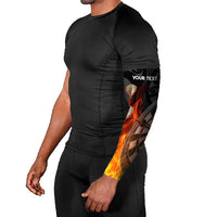 Personalised Aotearoa Darts Arm Sleeves Maori Koru Flaming Dartboard LT14 - Polynesian Pride