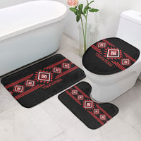 Aotearoa Atua Tumatauenga Bathroom Set Maori God Of War Taniko Motifs LT14 - Polynesian Pride