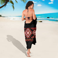 Aotearoa Atua Ruaumoko Sarong Maori Powerful God Taniko Motifs LT14 - Polynesian Pride