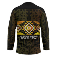 Aotearoa Atua Mahuika Personalised Hockey Jersey Maori Goddess Of Fire Taniko Motifs LT14 - Polynesian Pride